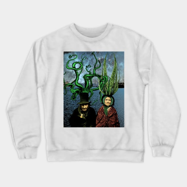 Tentacles Entwined Crewneck Sweatshirt by Loveday101